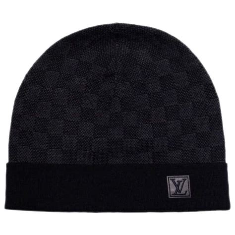 louis vuitton grey and black|grey louis vuitton beanie.